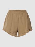 Noisy May Shorts mit elastischem Bund Modell 'KIRBY' in Khaki, Größe X...