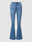 Noisy May Skinny Fit Flared Jeans im 5-Pocket-Design Modell 'SALLIE' i...