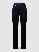 MAC Feminine Fit 5-Pocket-Jeans Modell MELANIE in Marine, Größe 34/30