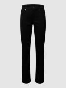 MAC Slim Fit Jeans mit Reißverschlusstasche in Black, Größe 34/28
