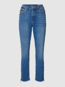 MAC Slim Fit Jeans mit verkürzter Passform in Hellblau, Größe 38/26