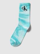 Calvin Klein Jeans Socken mit Farbverlauf in Helltuerkis, Größe One Si...