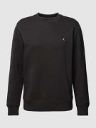 Calvin Klein Jeans Sweatshirt mit Logo-Patch Modell 'EMBRO' in Black, ...