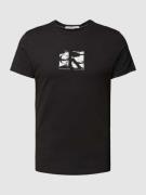 Calvin Klein Jeans T-Shirt mit Label-Print in Black, Größe XS