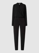 ICHI Jumpsuit in Wickel-Optik Modell 'Lima' in Black, Größe M