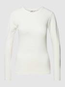 B.Young Longsleeve mit Rundhalsausschnitt in Offwhite, Größe XS