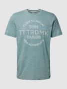 Tom Tailor T-Shirt mit Label-Print in Mint, Größe S