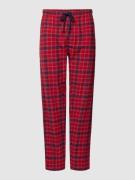 Tom Tailor Pyjama-Hose mit Tartan-Karo Modell 'XMAS' in Rot, Größe XL