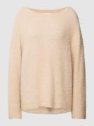 Tom Tailor Oversized Strickpullover mit gerippten Abschlüssen in Beige...