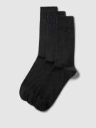 HUGO Socken mit Label-Detail im 3er-Pack Modell 'UNI COLORS' in Anthra...