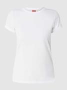 HUGO T-Shirt mit Rundhalsausschnitt Modell 'The Plain' in Weiss, Größe...