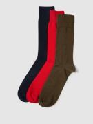 HUGO Socken mit Label-Detail im 3er-Pack Modell 'UNI COLORS' in Rot, G...