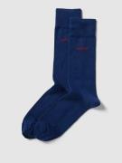 HUGO Socken mit Label-Detail im 2er-Pack in Marine, Größe 39/42