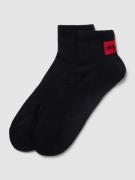 HUGO Socken mit Label-Detail im 2er-Pack in Black, Größe 39/42