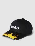 HUGO Cap mit Logo- und Motiv-Stitching Modell 'Jad' in Black, Größe On...