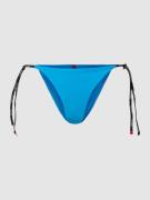 HUGO Bikini-Slip mit Schnürung Modell 'PURE' in Ocean, Größe L