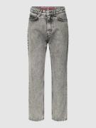 HUGO Straight Leg Jeans im 5-Pocket-Design in Anthrazit, Größe 27/32