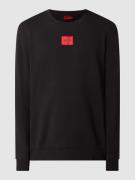 HUGO Sweatshirt aus Baumwolle Modell ' Diragol' in Black, Größe S
