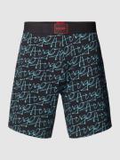 HUGO Regular Fit Shorts mit Label-Patch Modell 'Handwritten' in Black,...