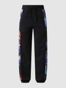 Versace Jeans Couture Trainingshose mit Kontrasteinsätzen in Black, Gr...
