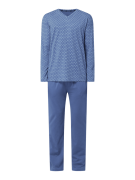 HOM Pyjama aus Baumwolle in Blau, Größe M