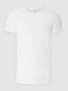 HOM T-Shirt mit Stretch-Anteil in Weiss, Größe L