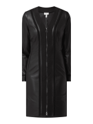 Sportalm Kleid in Leder-Optik in Black, Größe 38