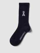 Armedangels Socken mit Label-Detail Modell 'SAAMU' in Dunkelblau, Größ...