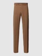 DIGEL Slim Fit Anzughose mit Knopfverschluss in Beige, Größe 28