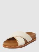 INUOVO Sandalen aus echtem Leder in Sand, Größe 36
