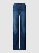 Marc Cain Bootcut Jeans mit Label-Details in Jeansblau, Größe 38