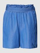 Tom Tailor Denim Shorts mit Stoffgürtel in Jeans, Größe XS