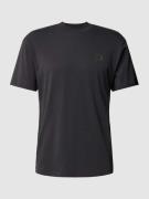Tom Tailor Denim T-Shirt mit Rundhalsausschnitt in Anthrazit, Größe S