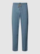 Schiesser Pyjama-Hose mit Allover-Muster Modell 'Mix + Relax' in Blau,...