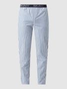 Skiny Pyjama-Hose aus Baumwolle in Blau, Größe XL