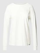 Skiny Longsleeve mit Label-Patch Modell 'Every Night' in Offwhite, Grö...