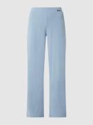 Skiny Pyjama-Hose aus Viskose-Elasthan-Mix in Blau, Größe 38