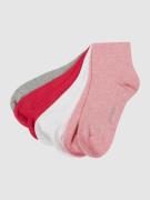 camano Sneakersocken im 7er-Pack in Pink Melange, Größe 35/38