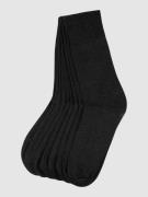 camano Socken mit Rippenbündchen im 9er-Pack in Anthrazit, Größe 39-42