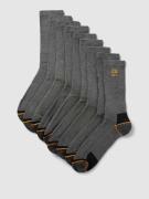camano Socken mit Label-Print im 9er-Pack in Dunkelgrau Melange, Größe...