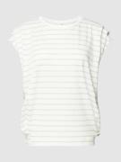 Brax T-Shirt mit Streifenmuster Modell 'CAELEN' in Gruen, Größe 46