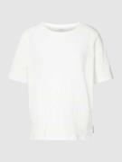 Marc O'Polo Denim T-Shirt mit Label-Detail in Weiss, Größe XS