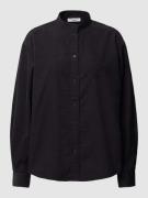 Marc O'Polo Denim Hemdbluse mit Stehkragen in Black, Größe S