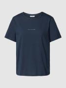 Marc O'Polo Denim T-Shirt mit Label-Detail in Marine, Größe S
