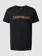JOOP! Jeans T-Shirt mit Label-Print Modell 'Cassian' in Black, Größe S