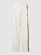 MOS MOSH Anzughose mit Bundfalten in Ecru, Größe 42