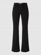 URBAN CLASSICS Flared High Waist Jeans mit Bio-Baumwolle in Black, Grö...