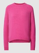 BOSS Strickpullover mit Rundhalsausschnitt Modell 'Febisan' in Pink, G...