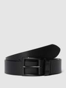 BOSS Ledergürtel mit Dornschließe Modell 'CONNIO' in Black, Größe 85