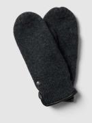 Roeckl Handschuhe aus Schurwolle Modell 'WALK' in Anthrazit, Größe 7